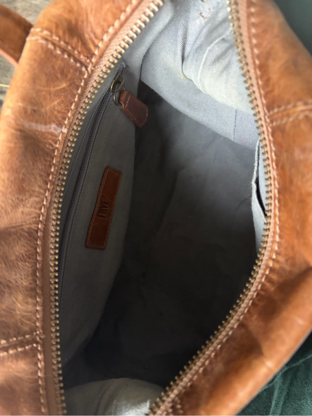 Leather Frye bag - Picture 5 of 15